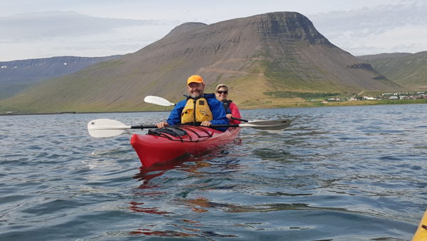 Kayaking in the Westfjords