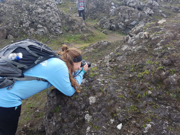 Studying geology in study abroad program in iceland