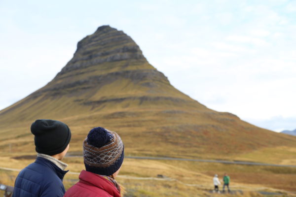 Students on a study abroad program in Iceland learning about mythology and folklore